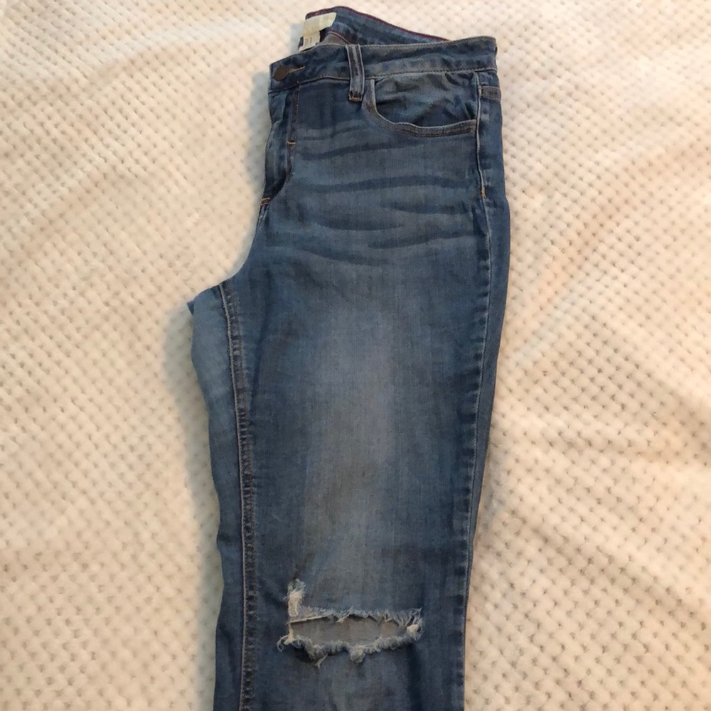 Forever21 Plus Size High-Waisted Skinny Jeans